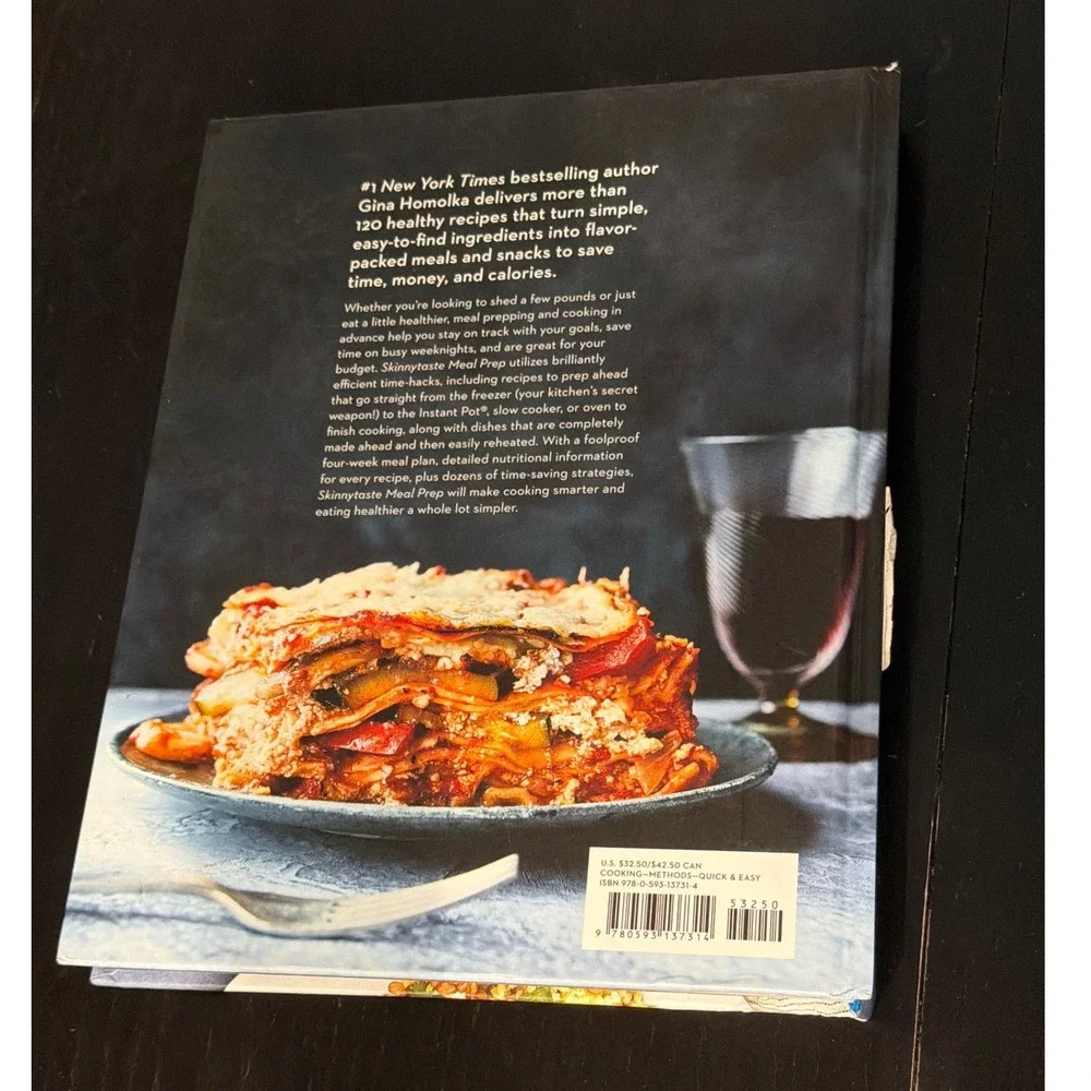 Skinnytaste Meal Prep Gina Homolka Hardback Cookbook Healthy Recipes